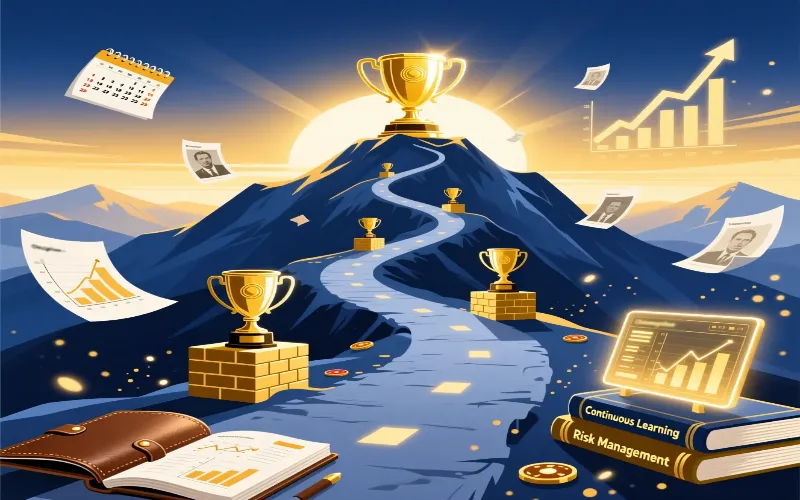Long-term success pathway and continuous improvement in professional betting strategies