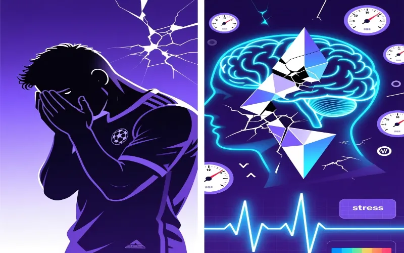 Visualization of psychological pressure and mental strength in Champions League final matches